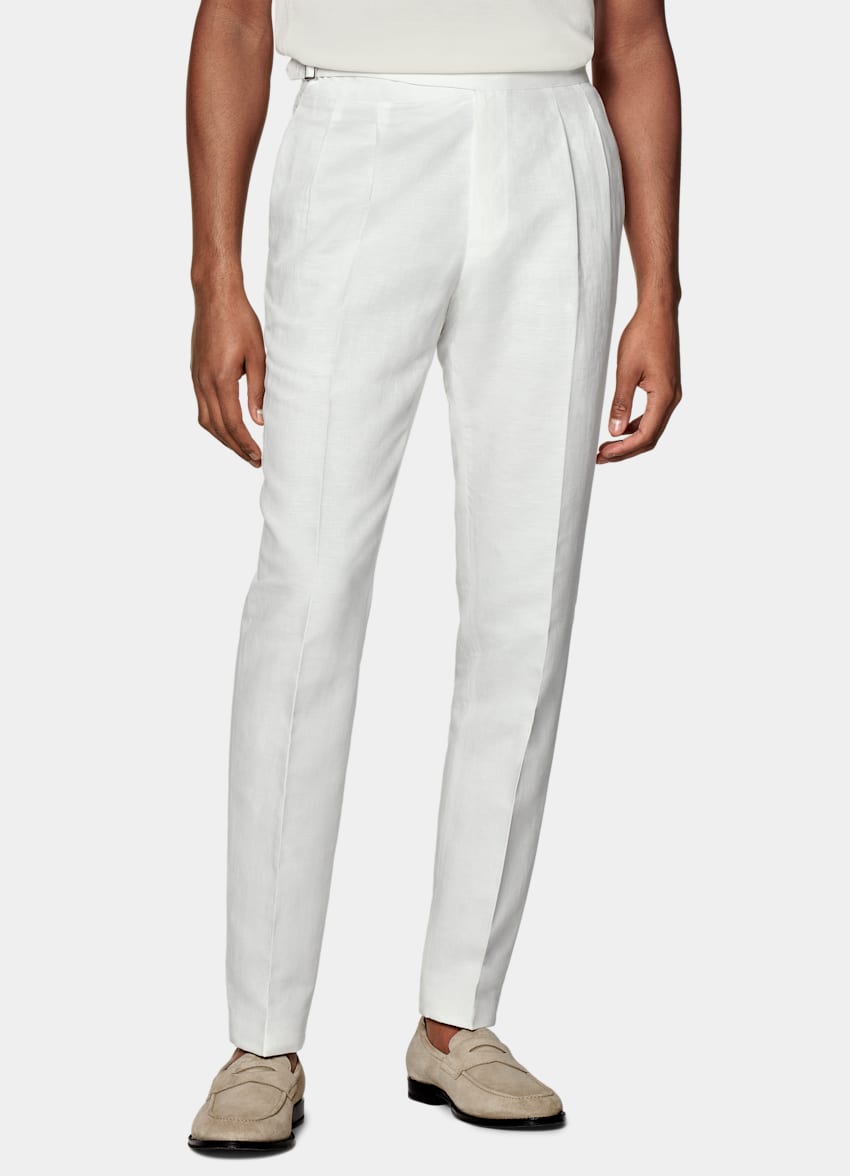 Men's White Trousers | Explore our New Arrivals | ZARA United Kingdom-hangkhonggiare.com.vn