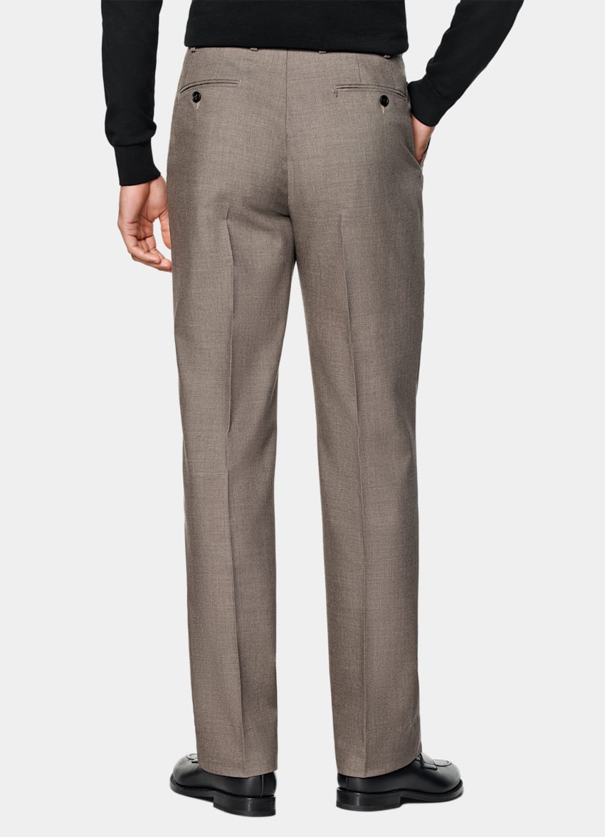Pantalones gris topo Straight Leg