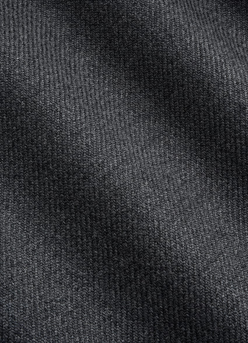 SUITSUPPLY All Season Pure Wool par Di Sondrio, Italie Dark Grey Wide Leg Trousers