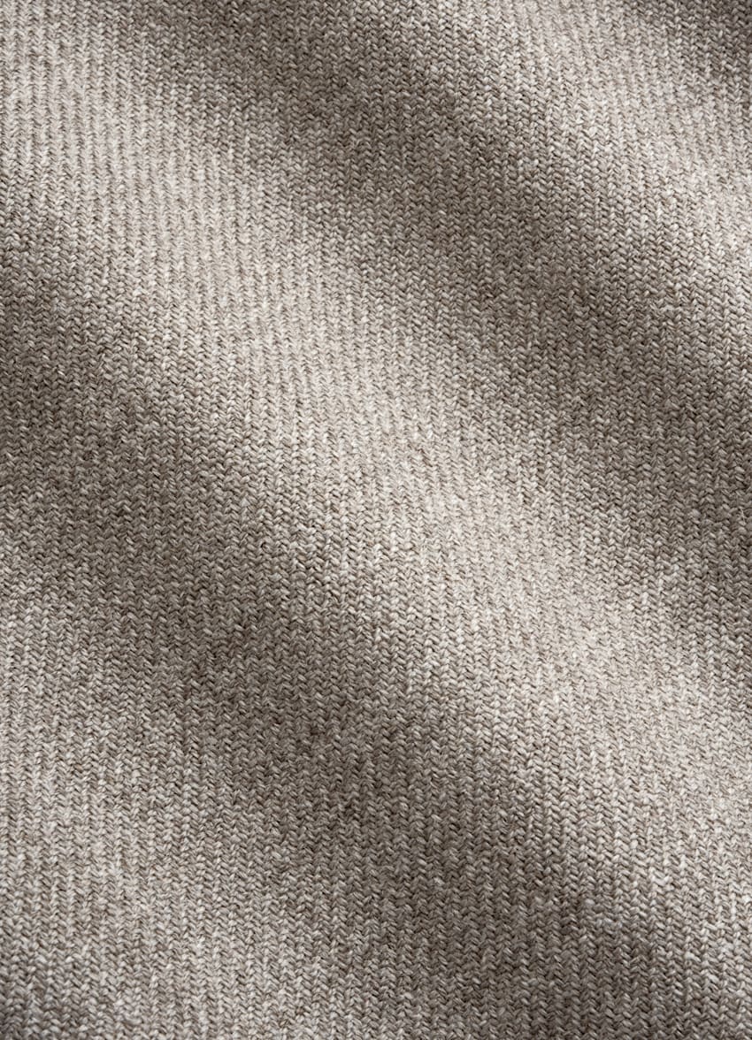 SUITSUPPLY All Season Pure Wool par Di Sondrio, Italie Mid Taupe Wide Leg Trousers