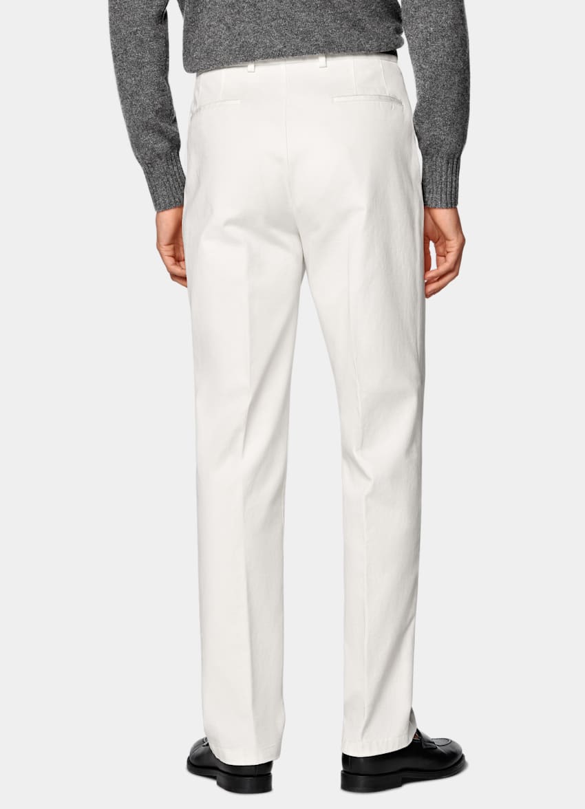 Off-White Wide Leg Tapered Chinos