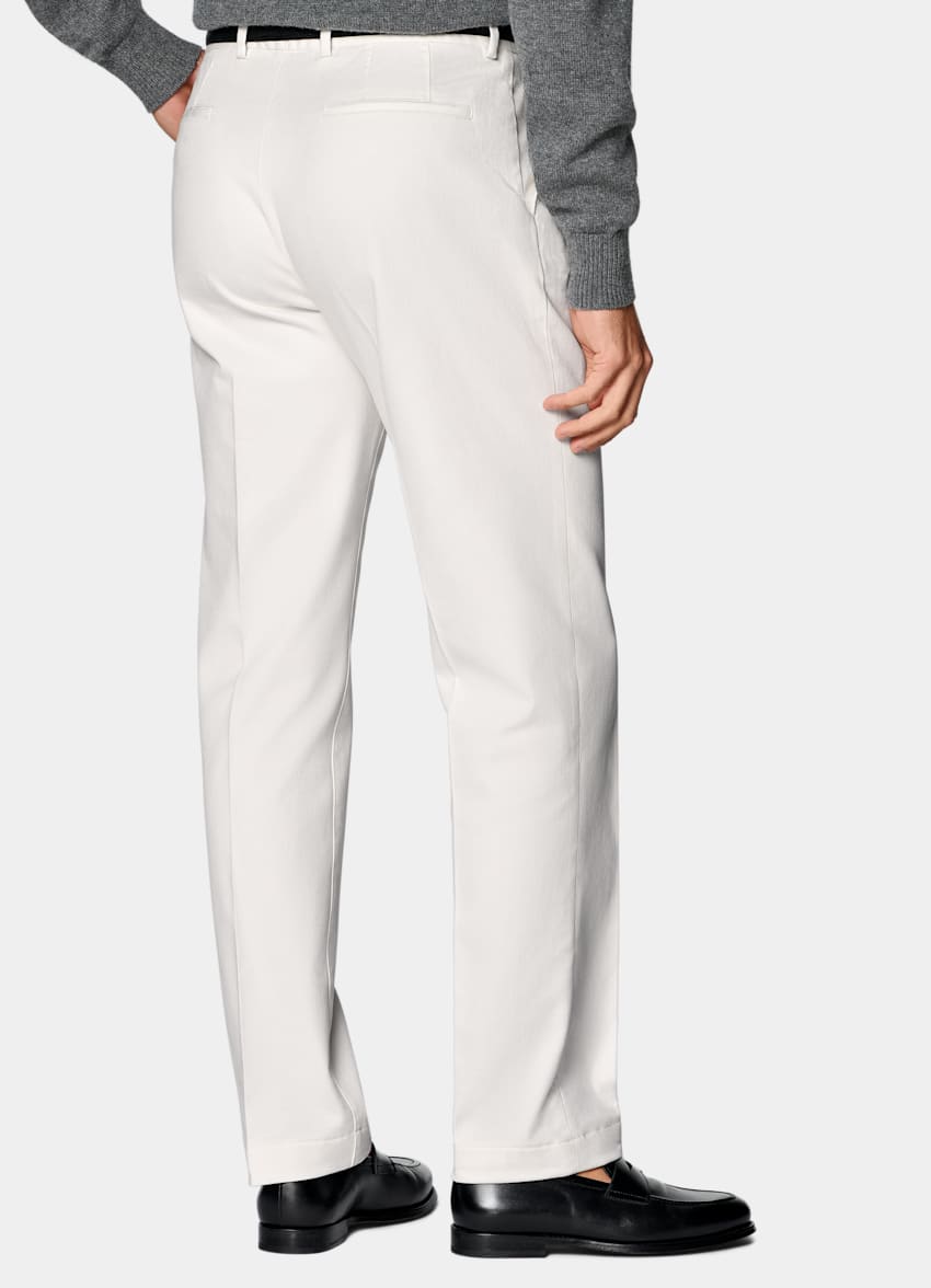 Off-White Slim Leg Straight Chinos