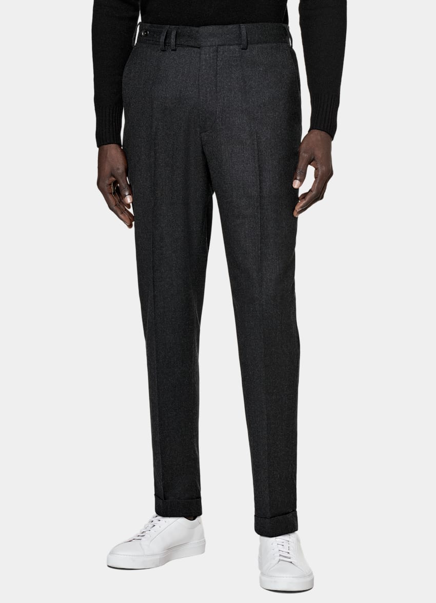 Men's suit, dark grey, Jacket, Vest and Pants - C4187-mncb.edu.vn