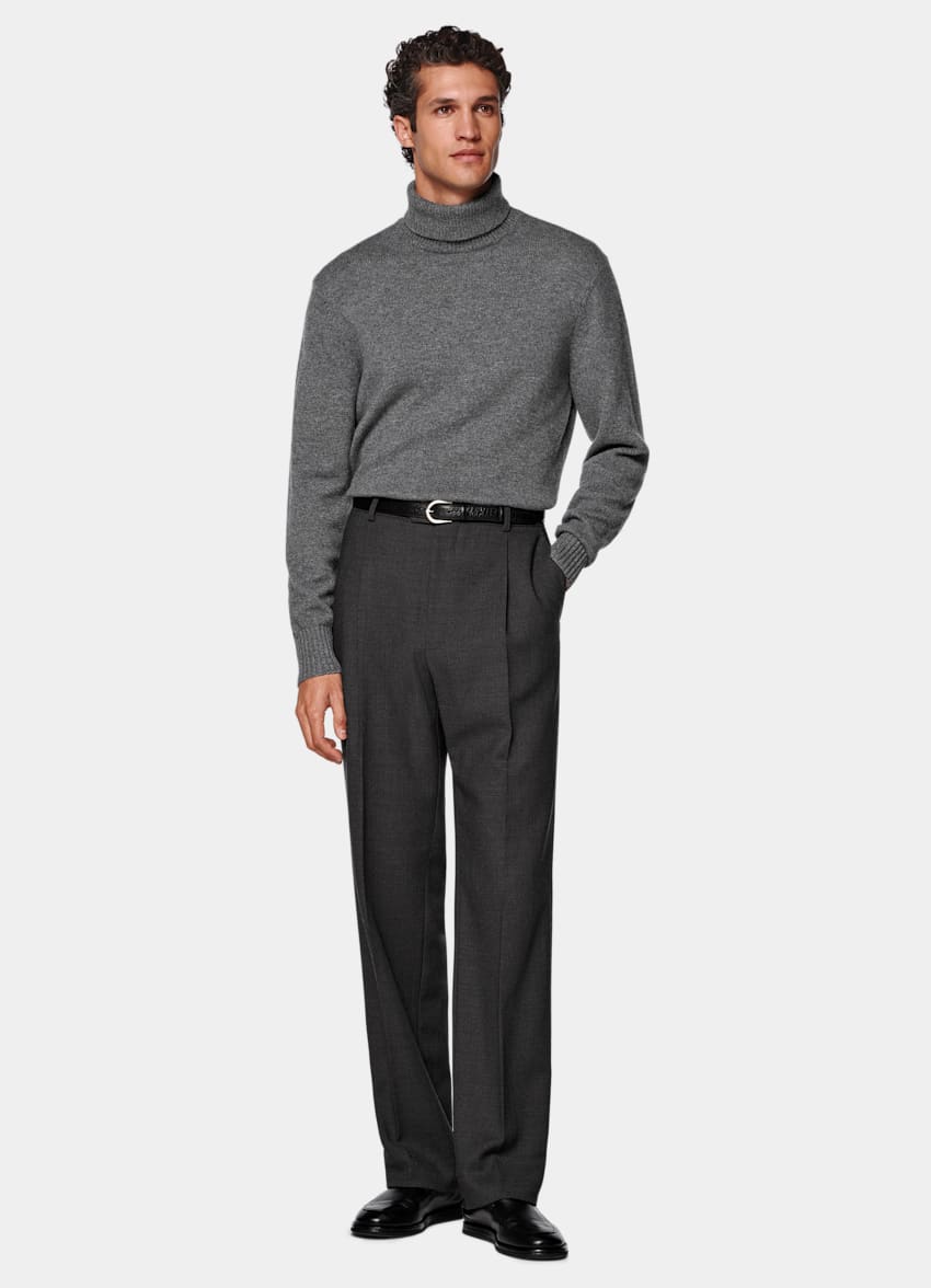 スーツ BEVAN UP wide dark gray slacks スーツ BEVAN UP wide dark gray slacks スーツ BEVAN UP wide