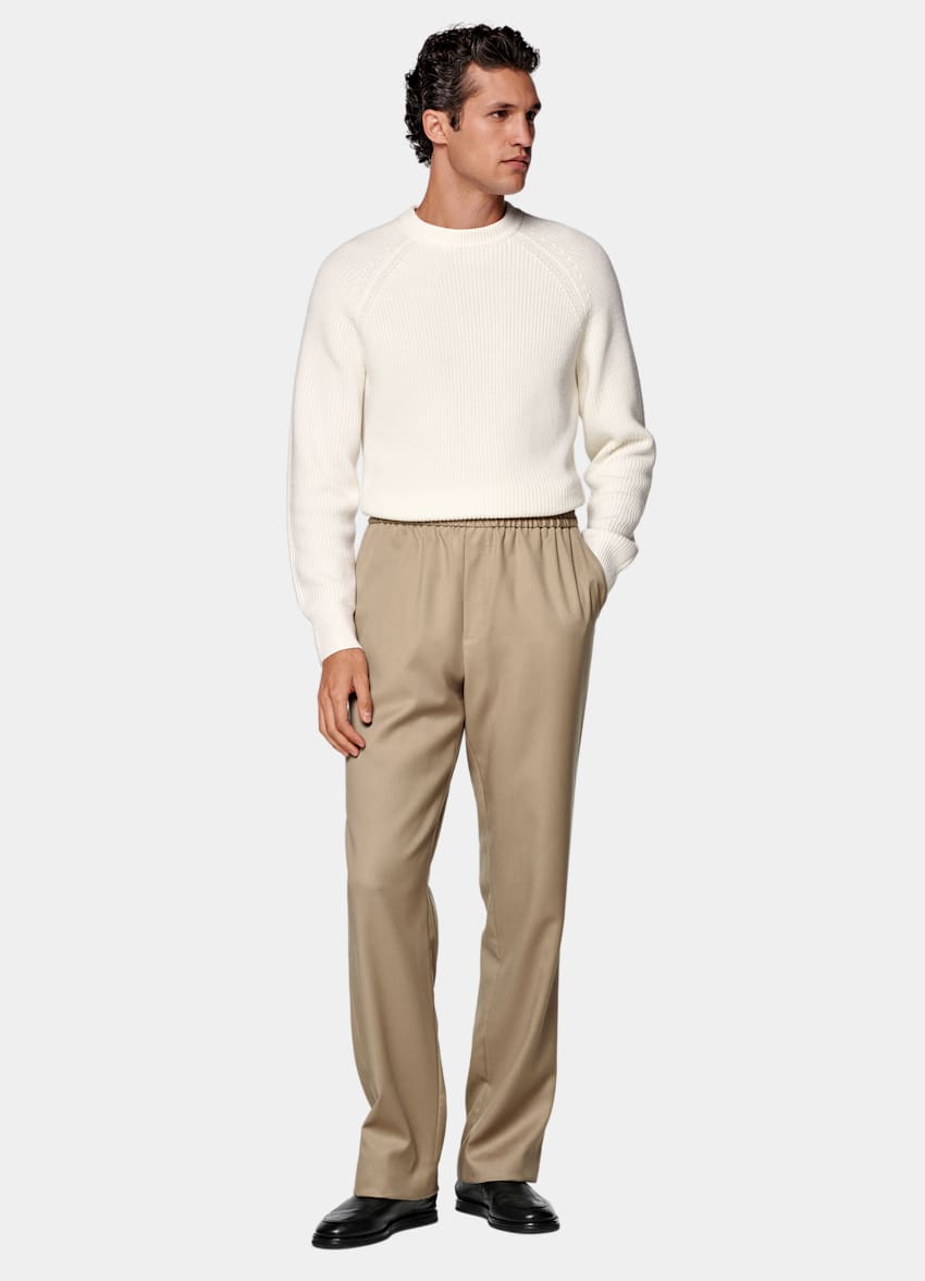 ［ミルク］un peu wide baggy slacks tuck wide baggy slacks – un peu different
