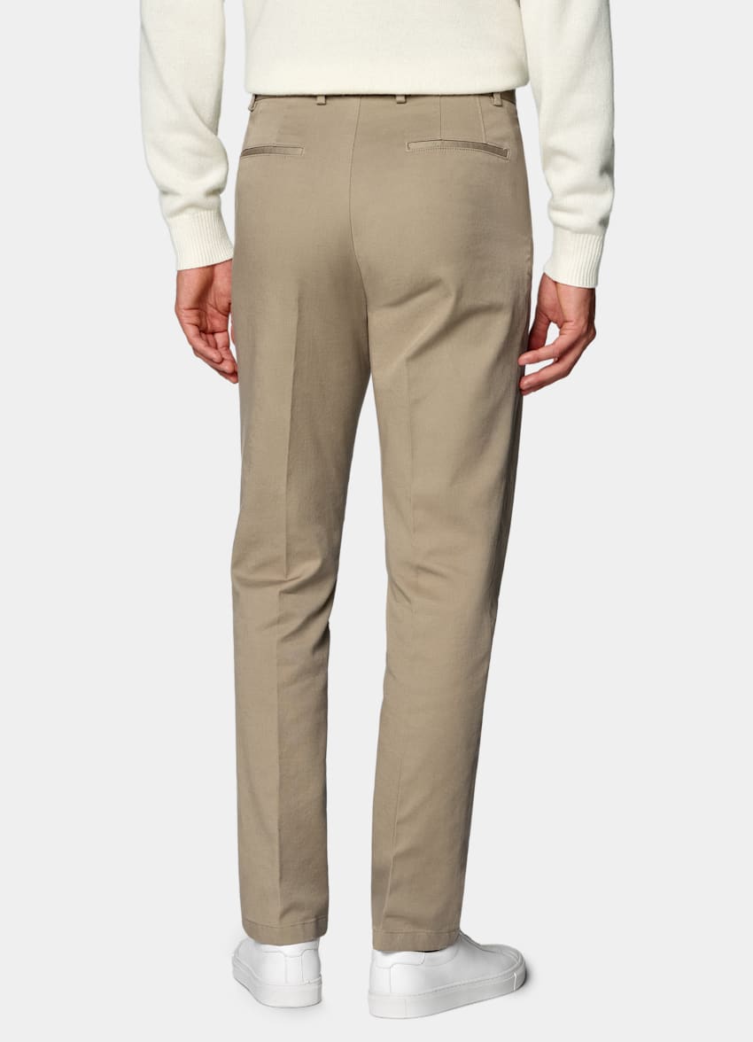 Light Brown Slim Leg Chinos