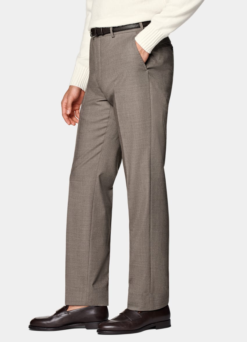 BEVAN UP wide gray slacks スラックス BEVAN UP wide gray slacks