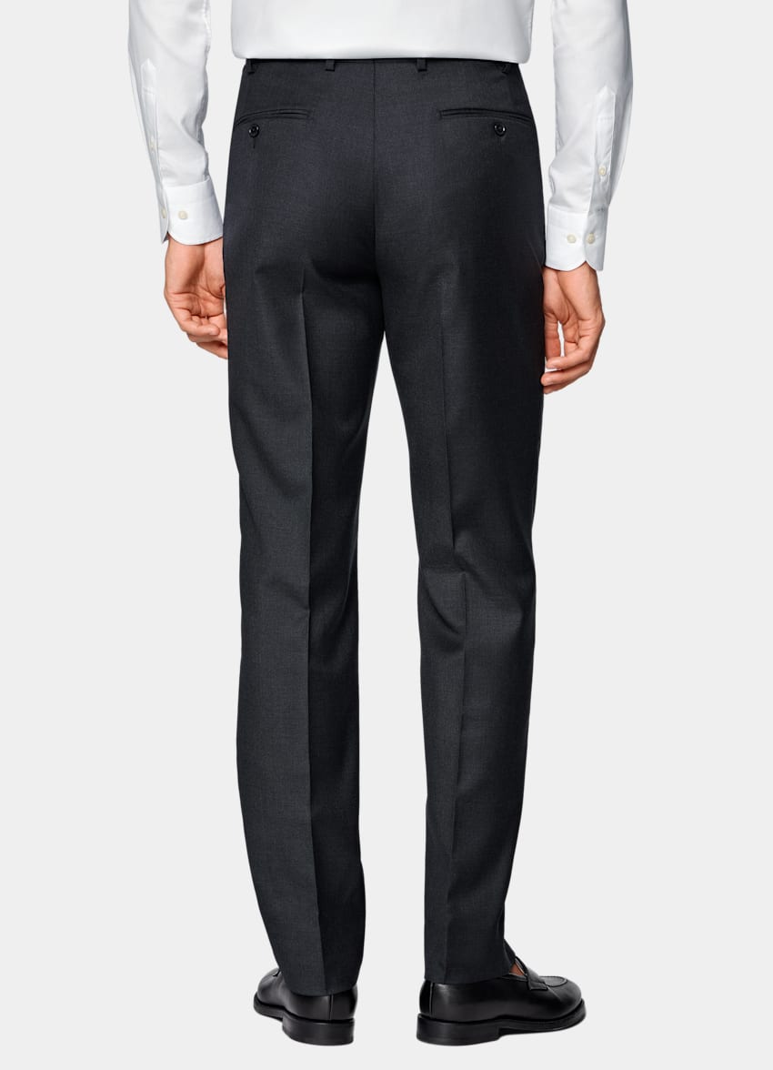 Dark Grey Perennial Straight Leg Suit Trousers