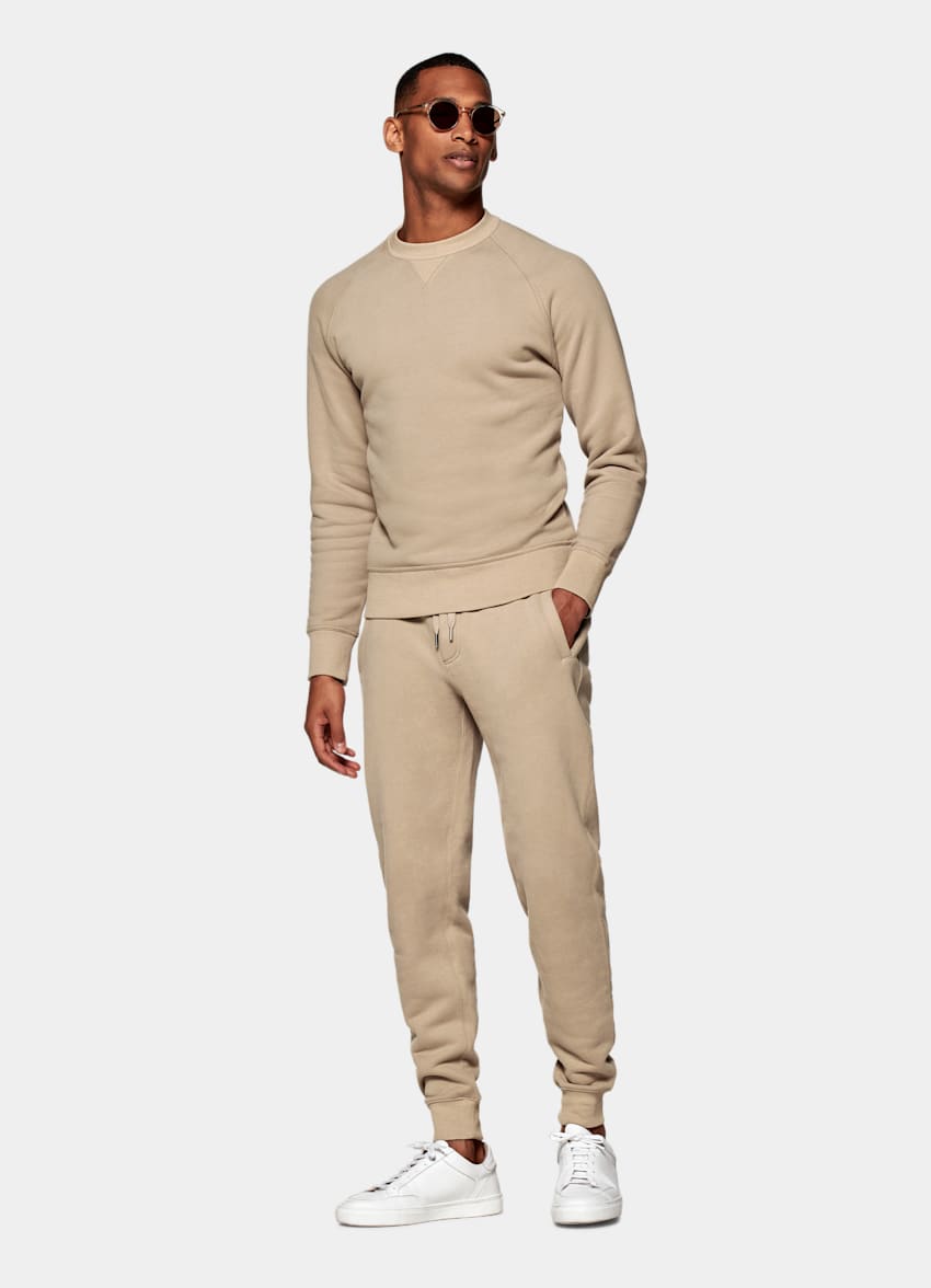 Light Brown Sweatpants | Pure Cotton | Suitsupply Online Store