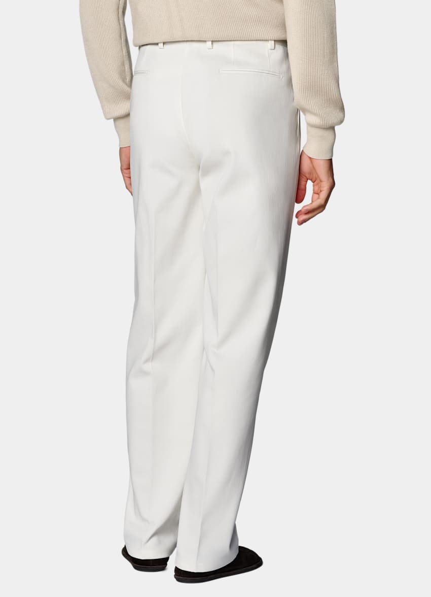 Off-White Wide Leg Trousers