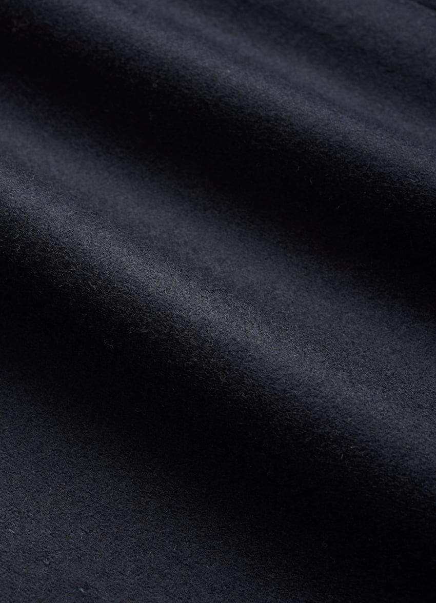 Navy Waistcoat | Circular Wool Flannel | Suitsupply Online Store