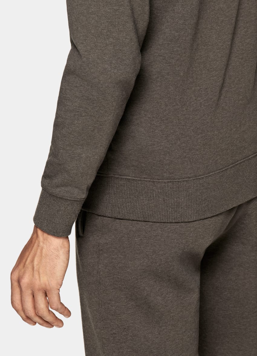 SUITSUPPLY Pure Cotton Taupe Casual Set