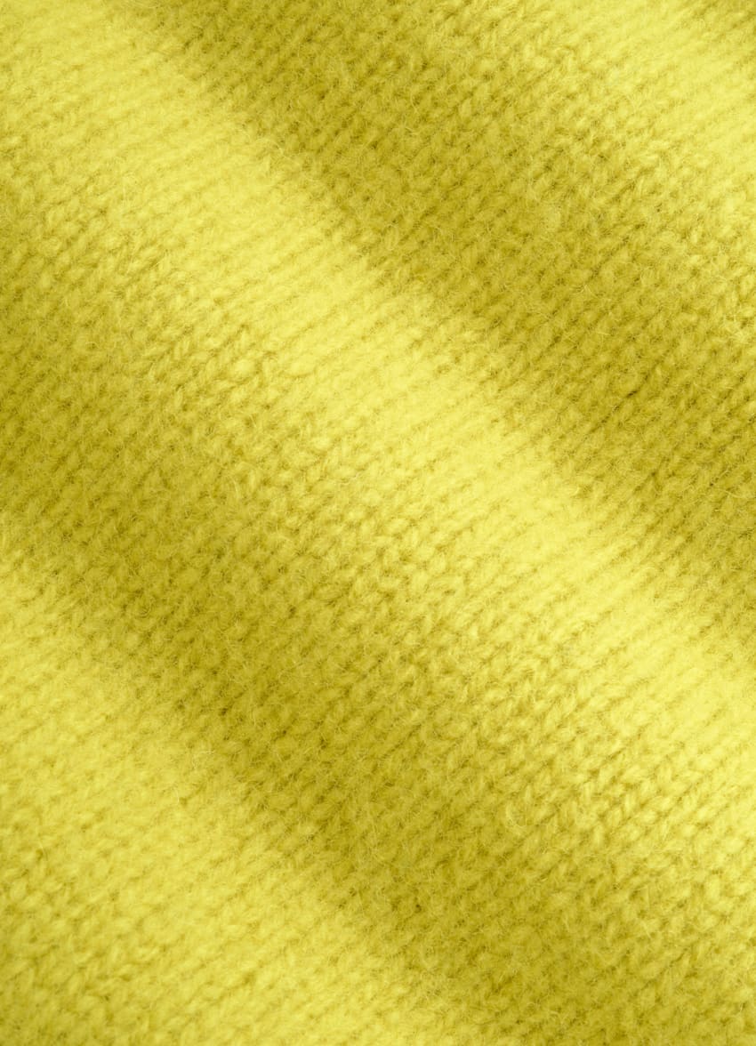 SUITSUPPLY Pure Australian Merino Wool Yellow Crewneck