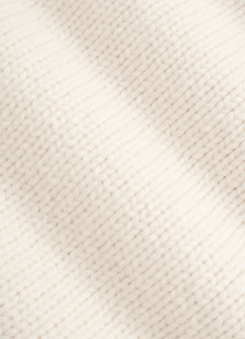 SUITSUPPLY Pure Australian Merino Wool Off-White Crewneck