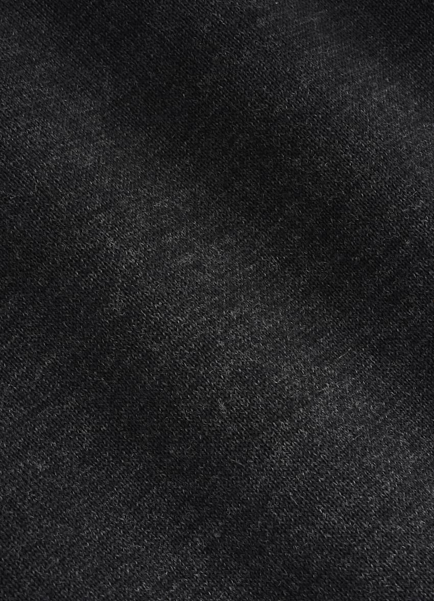 SUITSUPPLY Pure Australian Merino Wool Dark Grey Crewneck