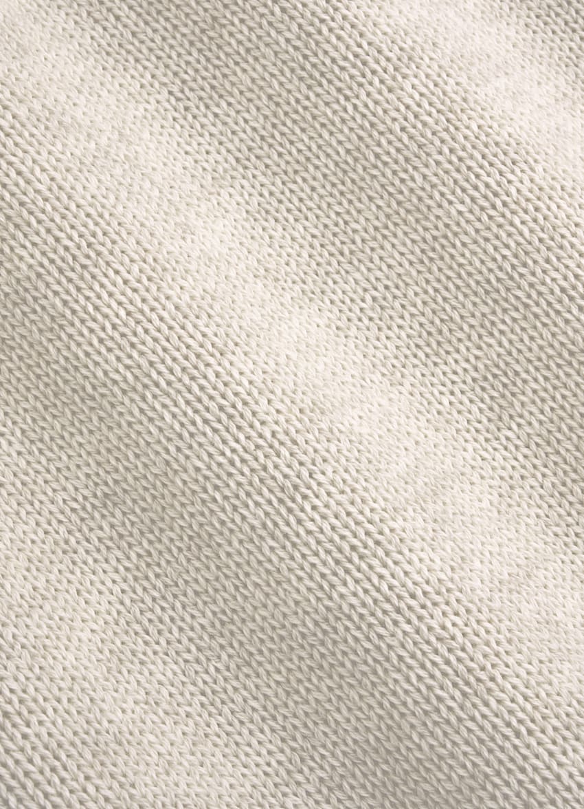 SUITSUPPLY Pure Californian Supima Cotton Sand Crewneck