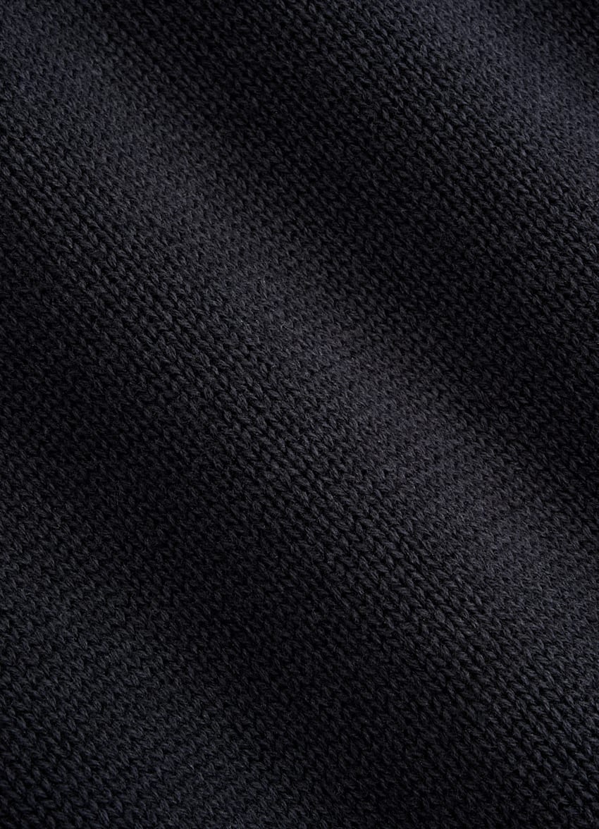 SUITSUPPLY Pure Californian Supima Cotton Navy Crewneck