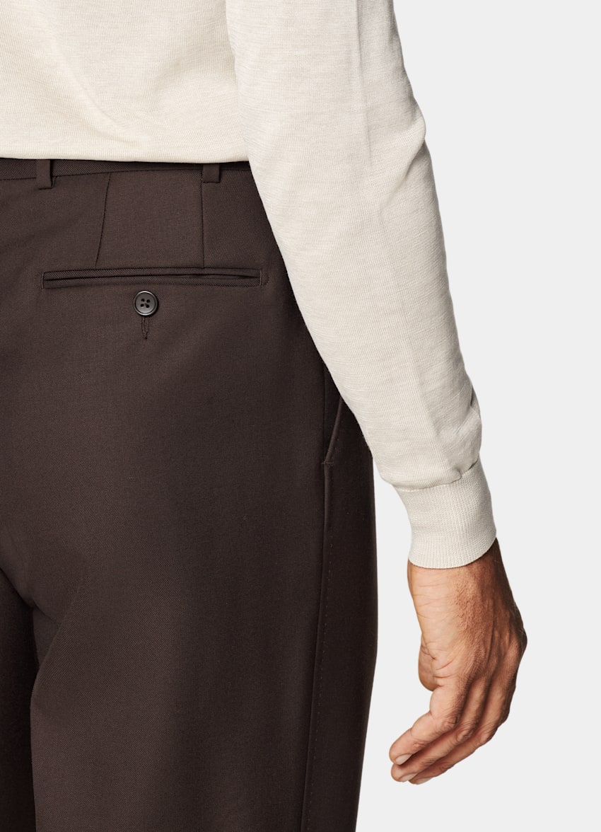 SUITSUPPLY Californian Cotton & Mulberry Silk Sand Crewneck