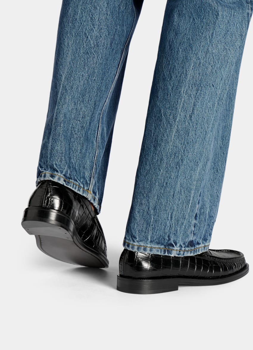 SUITSUPPLY Leather Black Loafer