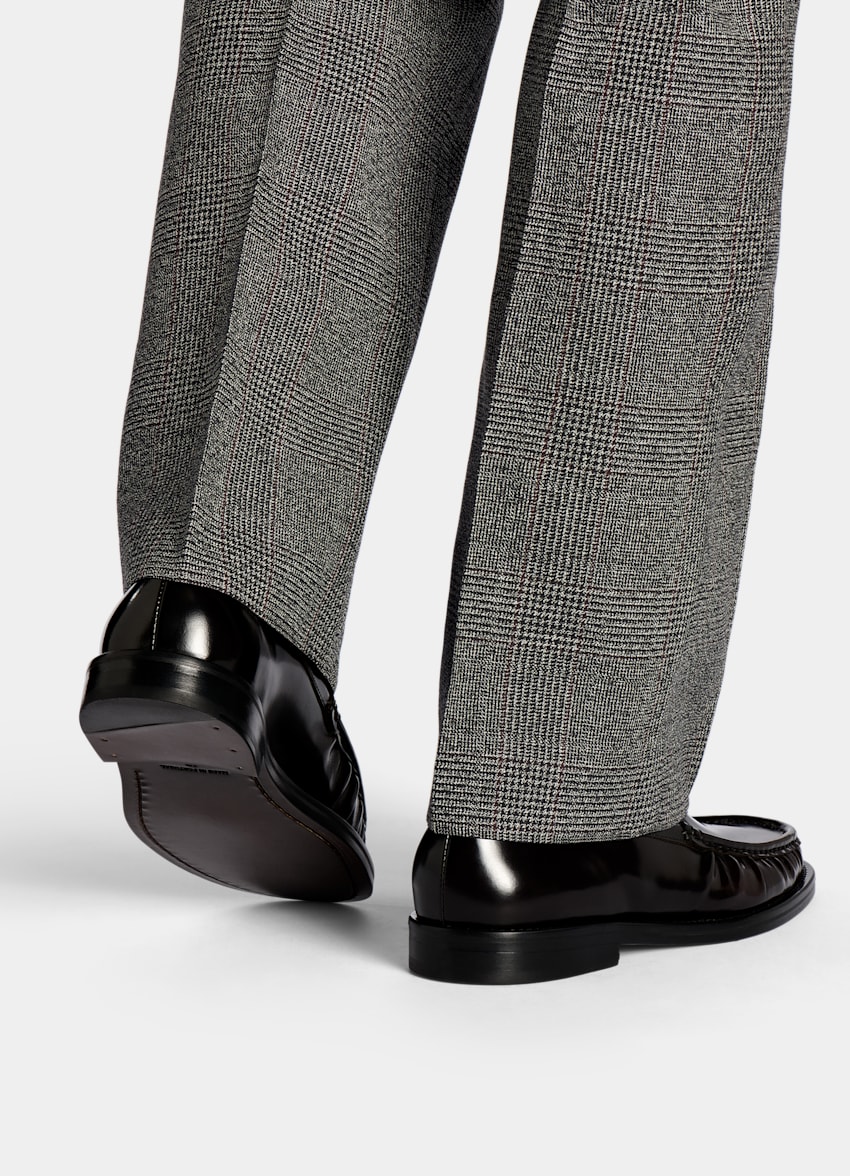 SUITSUPPLY Leather Dark Red Loafer