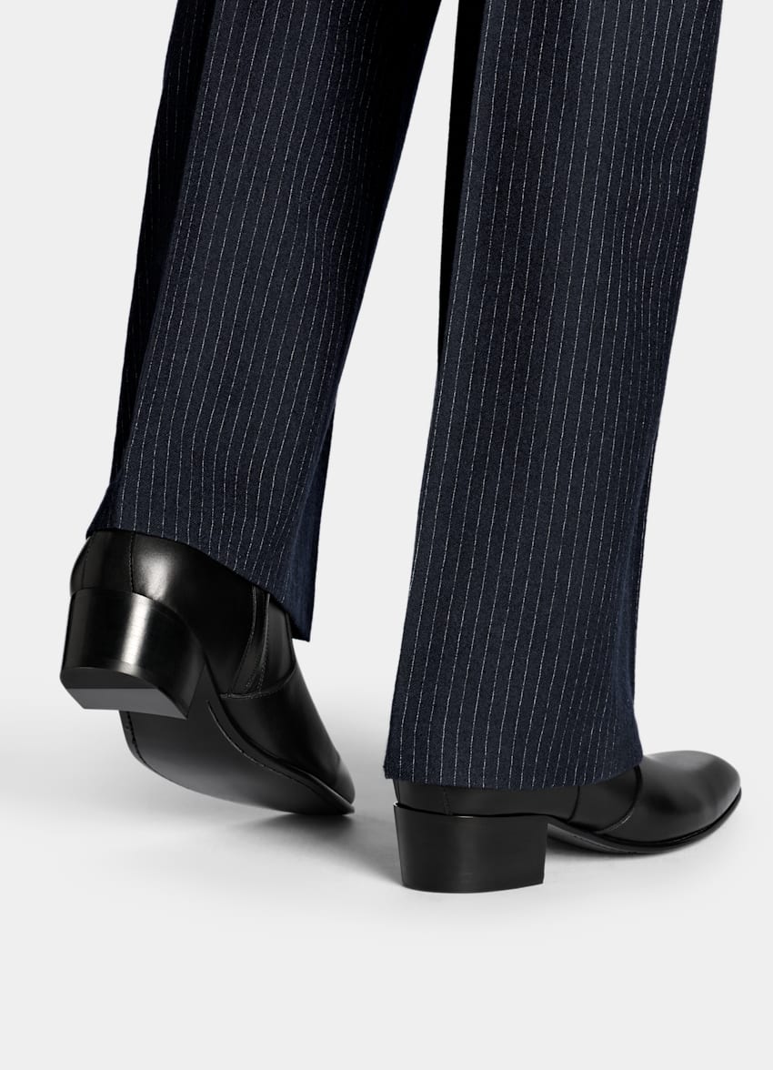 SUITSUPPLY Leather Black Boot