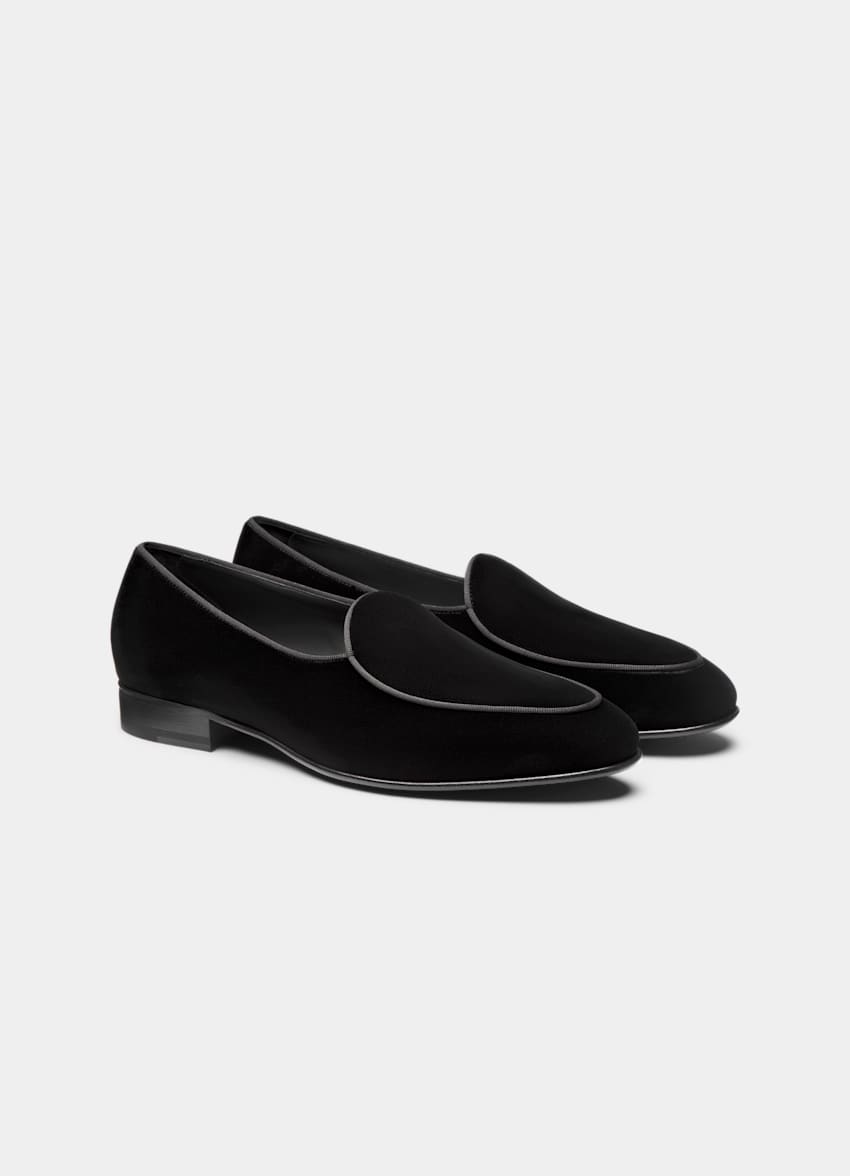 Black Tuxedo Slip-On