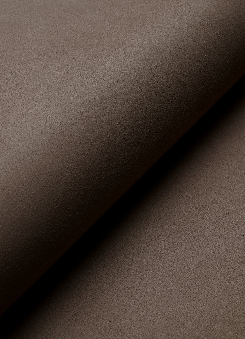 SUITSUPPLY Italian Calf Suede Taupe Loafer