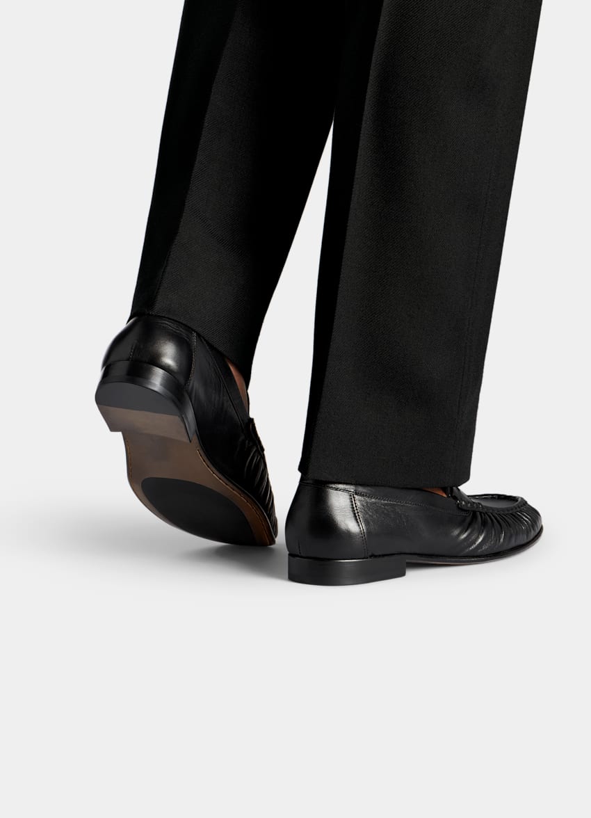 SUITSUPPLY Leather Black Loafer