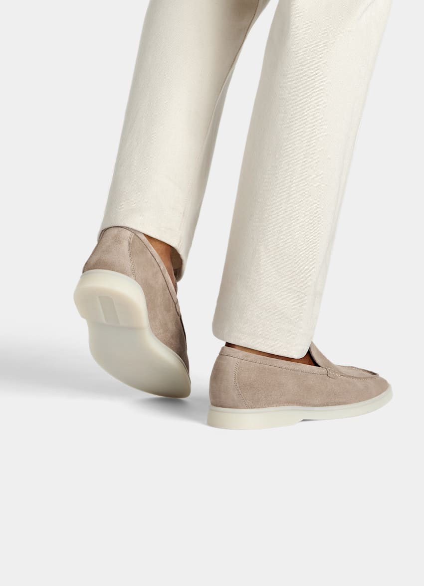 SUITSUPPLY Ante Zapatos sin cordones color arena