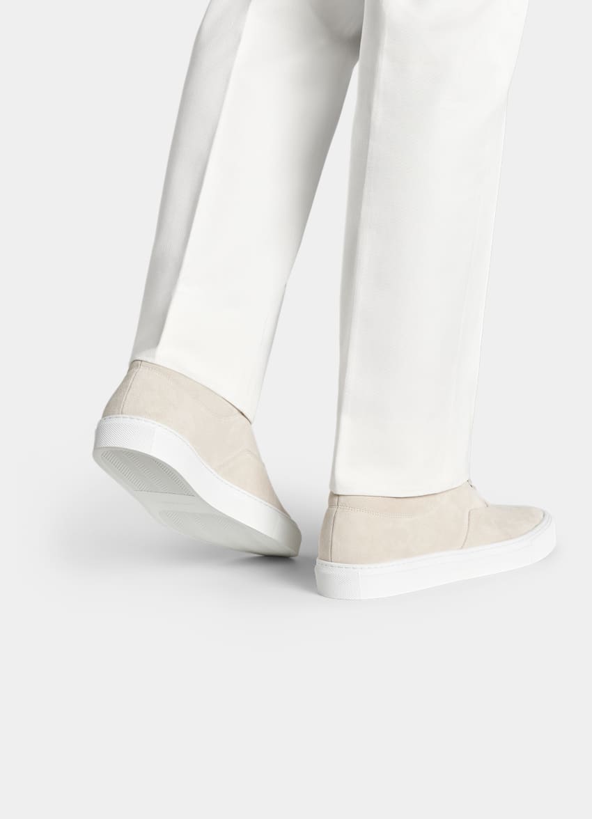 SUITSUPPLY Italian Calf Suede Light Brown Sneaker