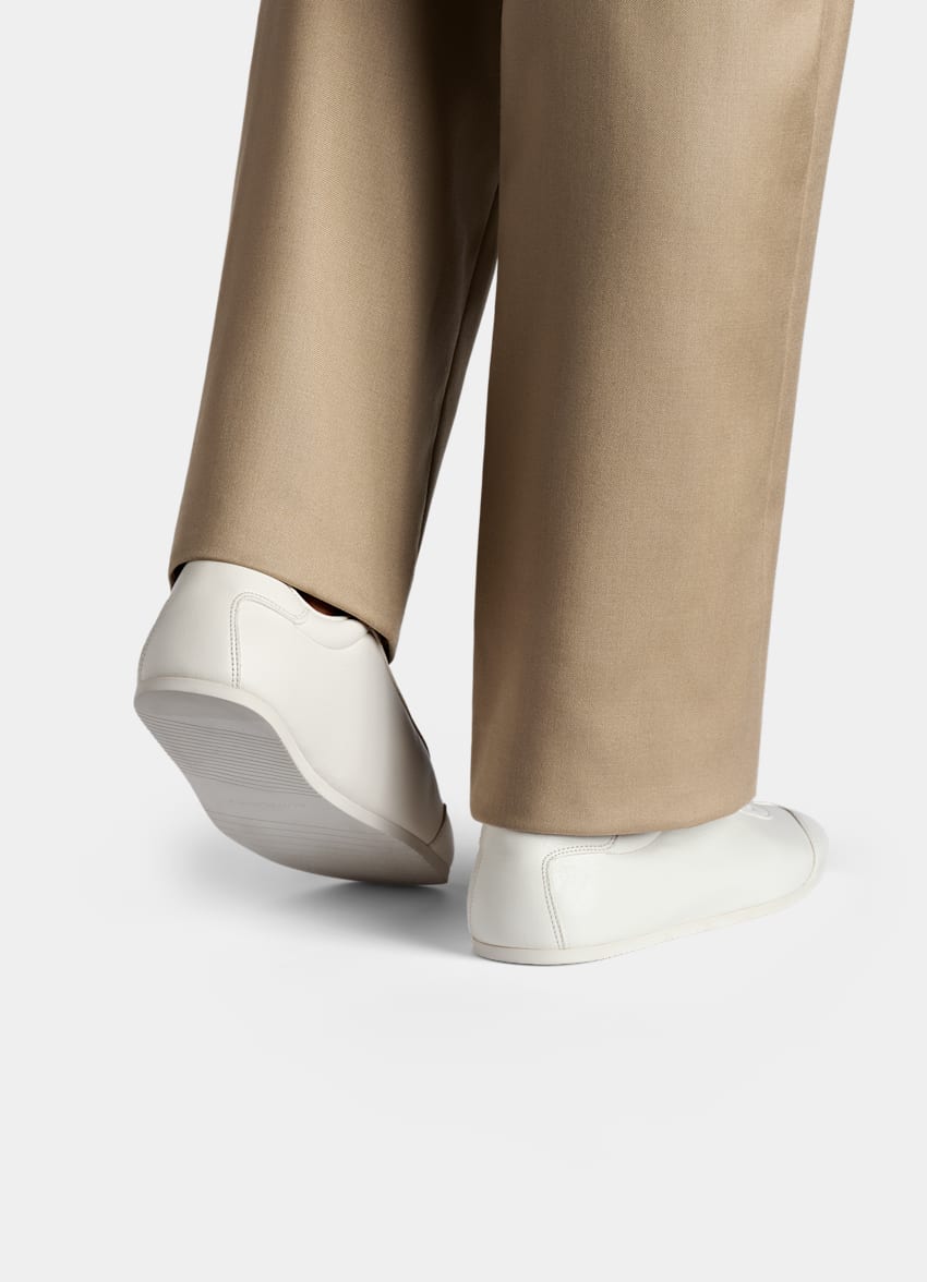 SUITSUPPLY Leder Sneaker weiß