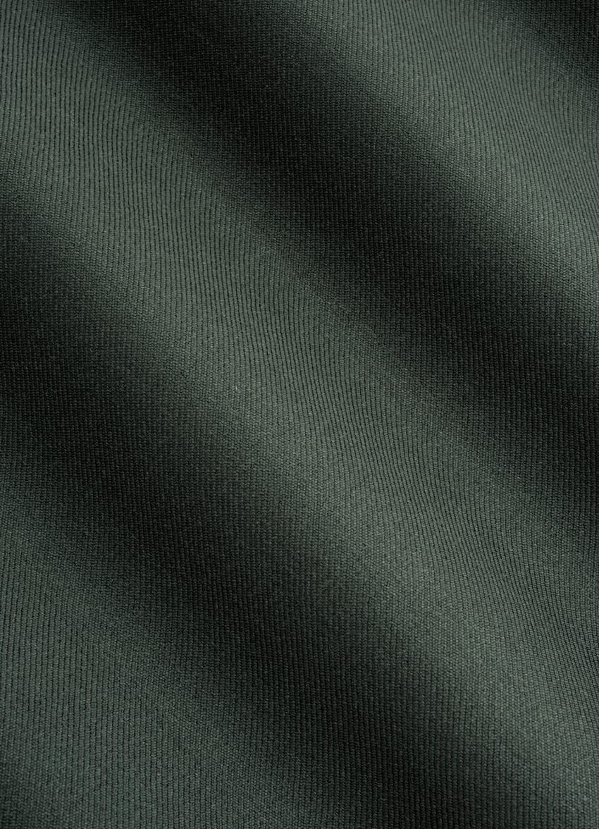 SUITSUPPLY Pura lana S110s de Vitale Barberis Canonico, Italia Traje Custom Made verde oscuro