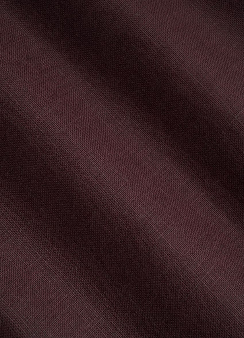 SUITSUPPLY Pure Linen by Baird McNutt, United Kingdom Burgundy Havana Suit