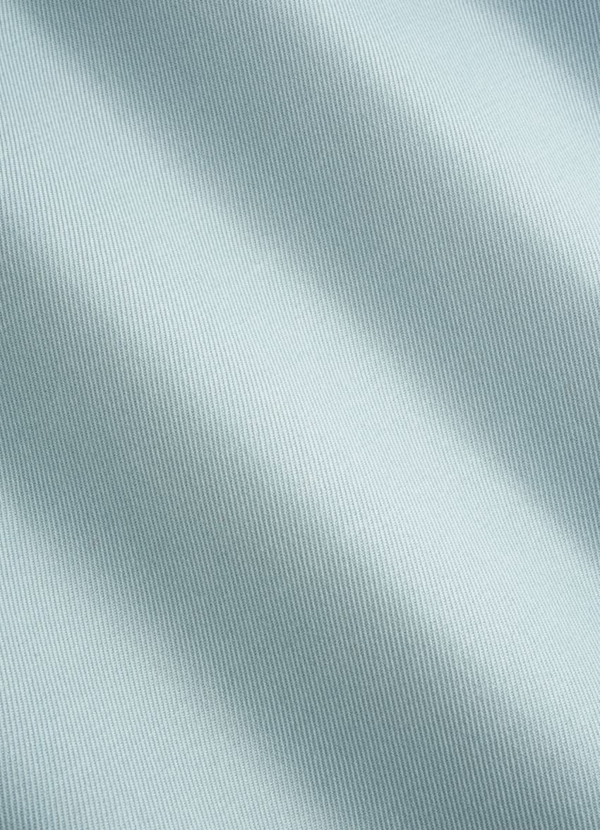 SUITSUPPLY Pure Cotton by E.Thomas, Italy Mint Blue Havana Suit