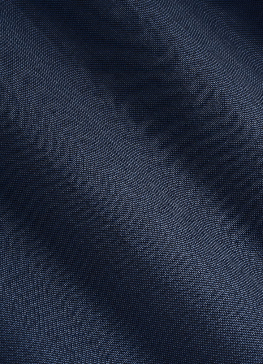 SUITSUPPLY Pura lana S150s de Vitale Barberis Canonico, Italia Traje Havana azul intermedio corte Tailored