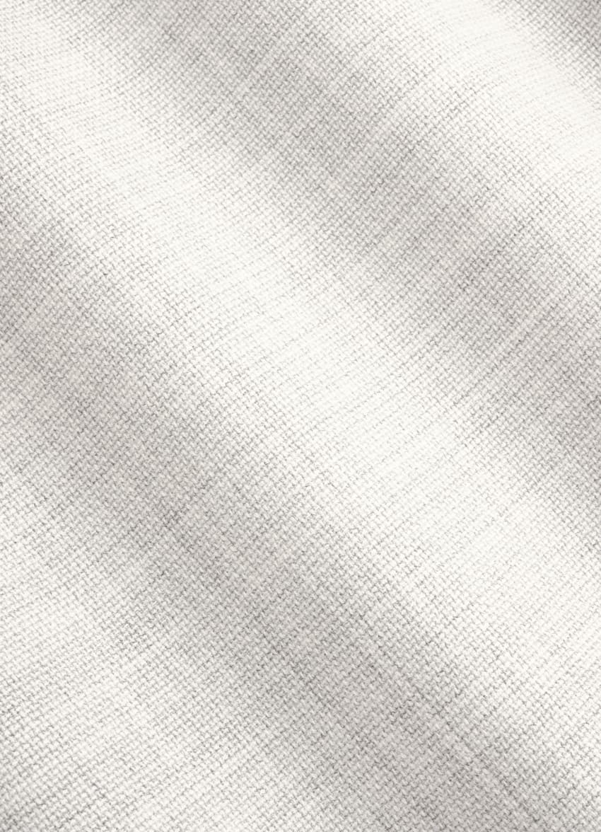 SUITSUPPLY All Season Pure S130's Wool by Drago, Italy Light Grey Tailored Fit Havana Suit