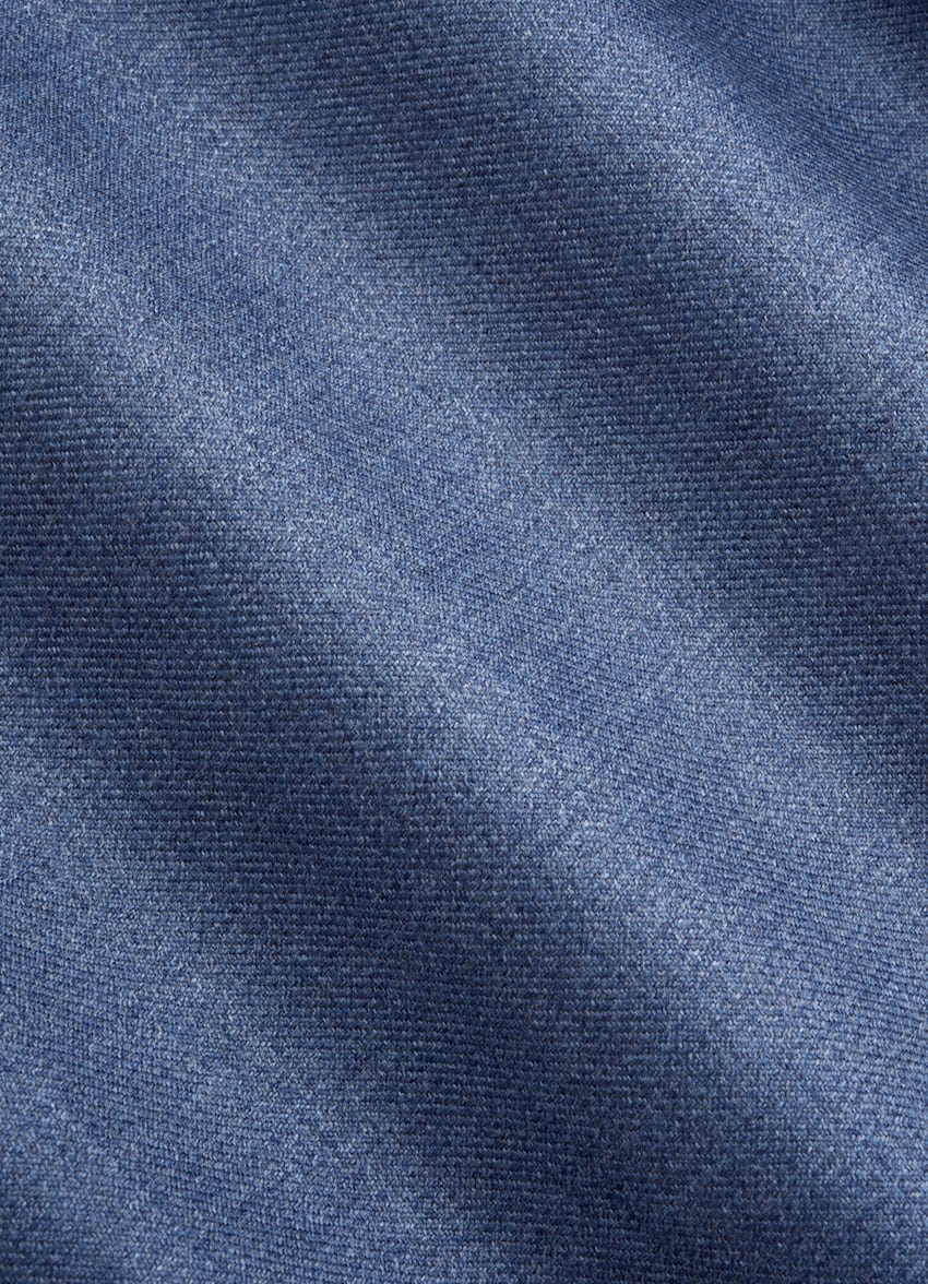 SUITSUPPLY All Season Pure S130's Wool by Reda, Italy Mid Blue Tailored Fit Havana Suit