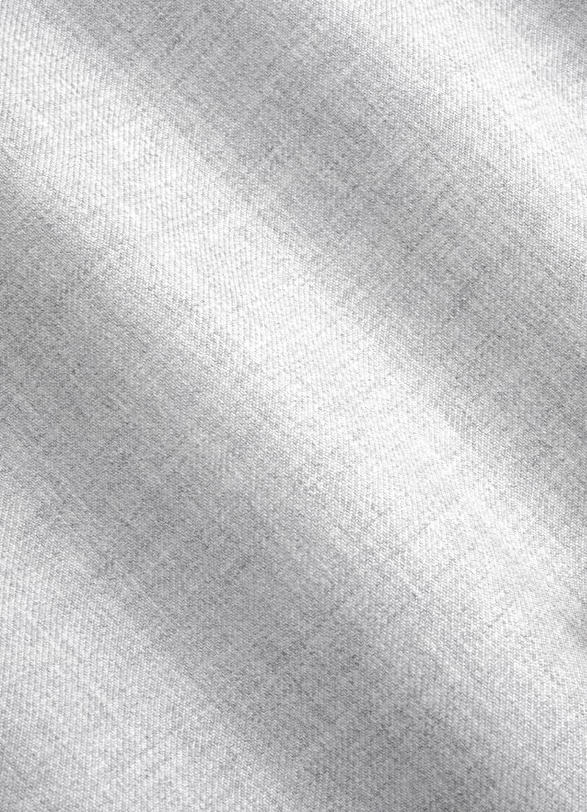 SUITSUPPLY All Season Pure Wool by Reda, Italy Light Grey Perennial Tailored Fit Havana Suit