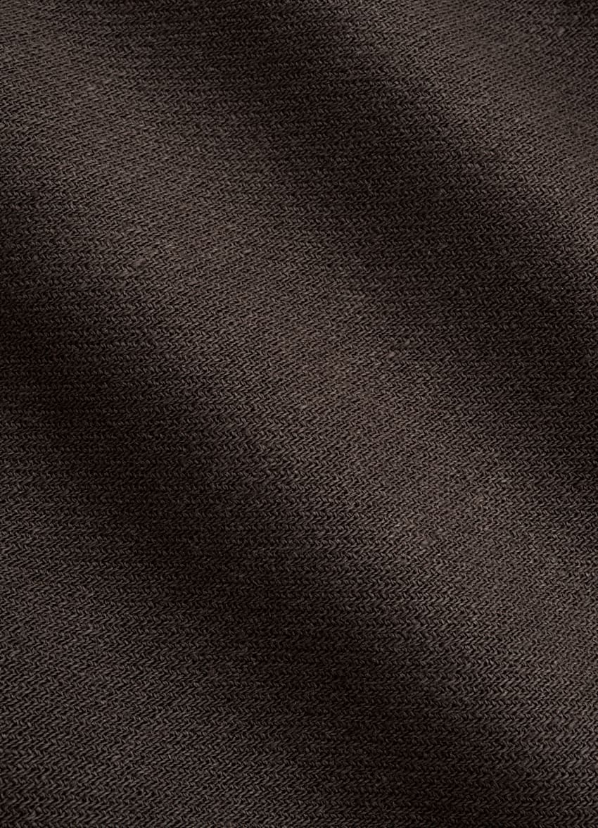 SUITSUPPLY Summer Pure Linen by Beste, Italy Mid Brown Tailored Fit Milano Suit