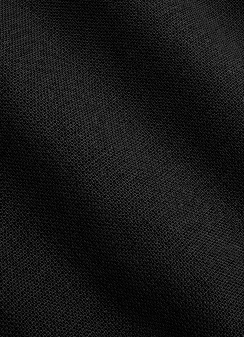 SUITSUPPLY Summer Pure Linen by Rogna, Italy Black Relaxed Fit Roma Suit