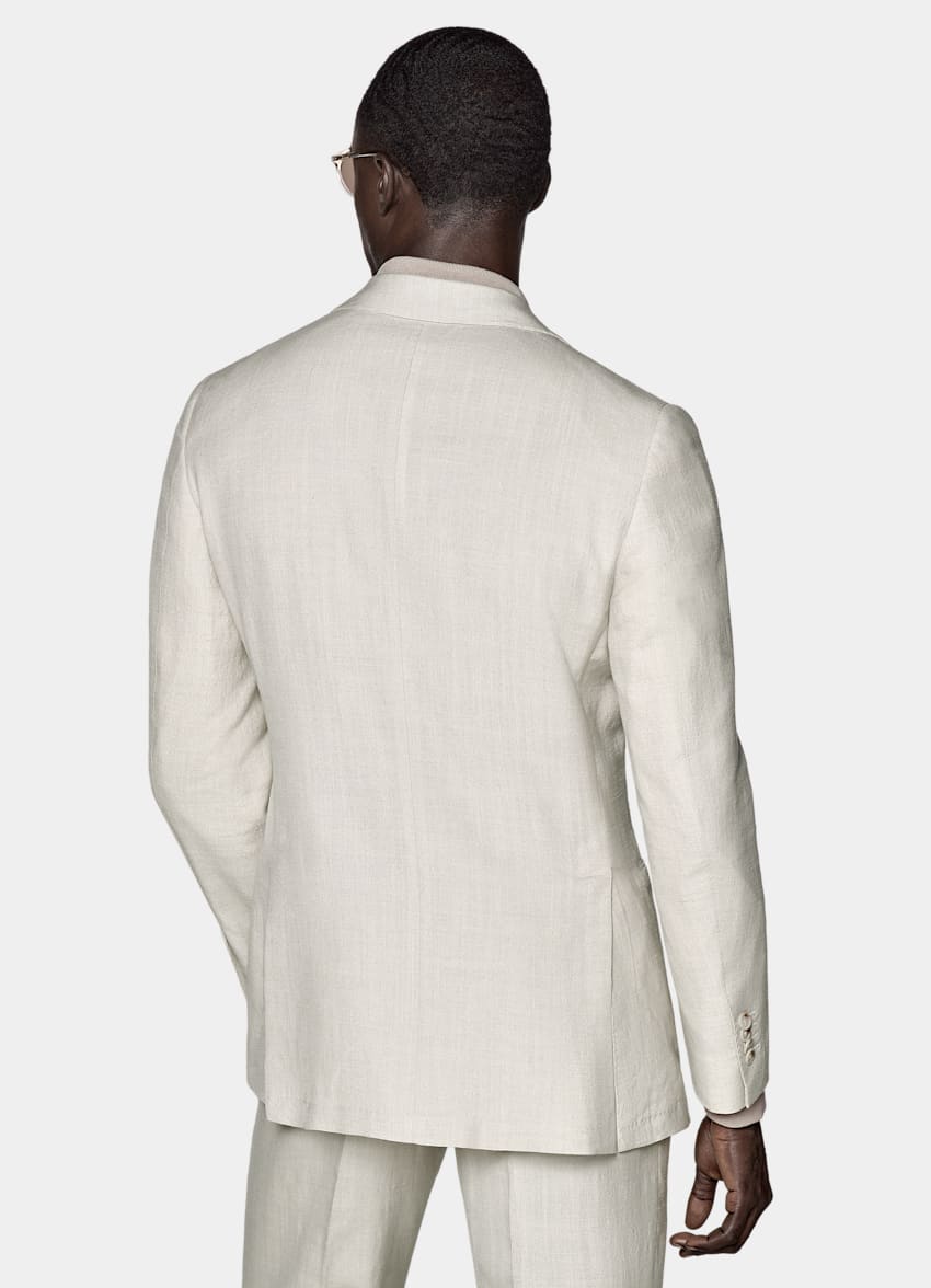 SUITSUPPLY Ren ull från E.Thomas, Italien Custom Made ljusbrun kostym