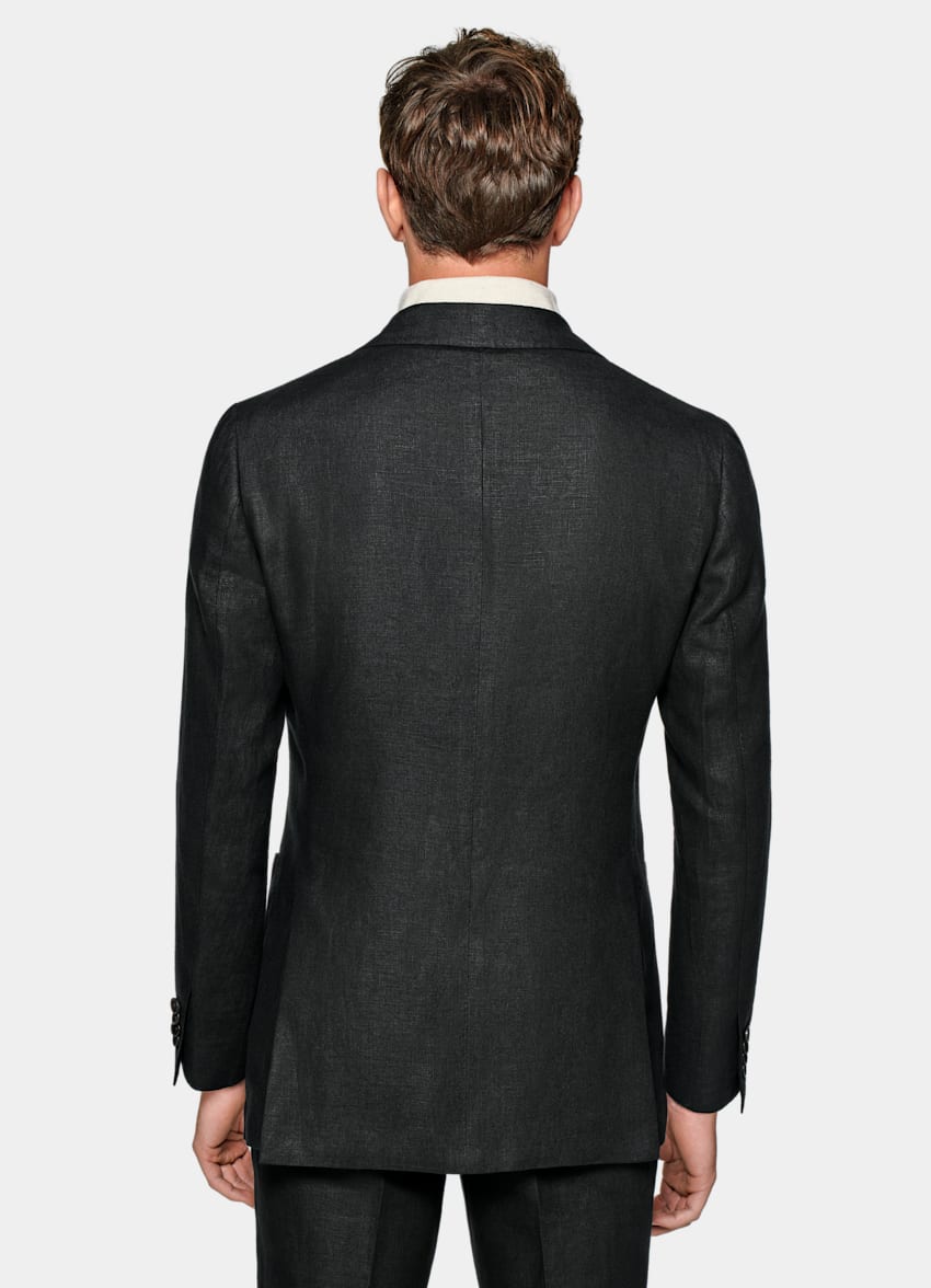 Black Havana Suit in Pure Linen | SUITSUPPLY US