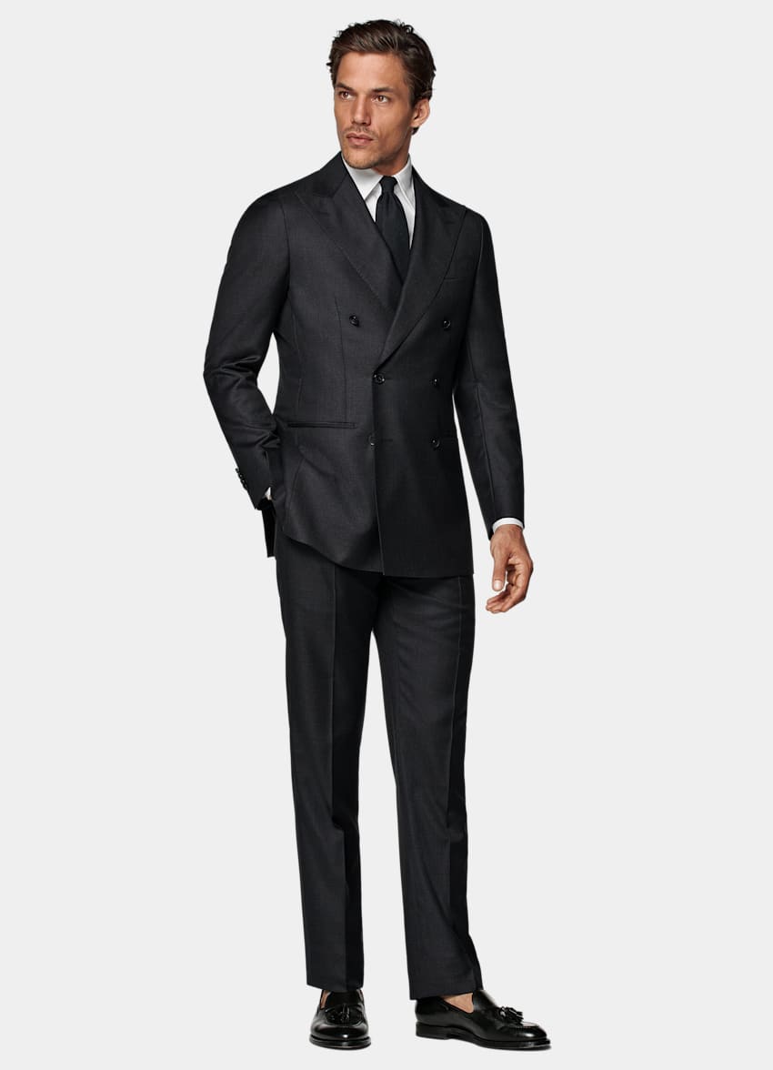 Dark Grey Havana Suit in Pure S110's Wool | SUITSUPPLY US