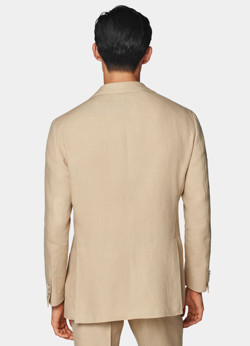 SUITSUPPLY Pur lin - Leomaster, Italie Costume Roma coupe Relaxed sable