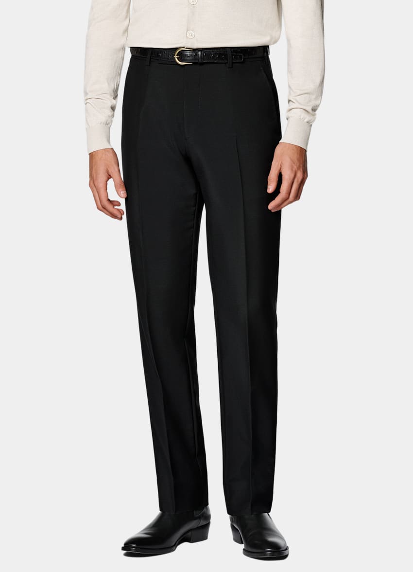 SUITSUPPLY All season Lana mohair - Vitale Barberis Canonico, Italia Abito Milano nero tailored fit