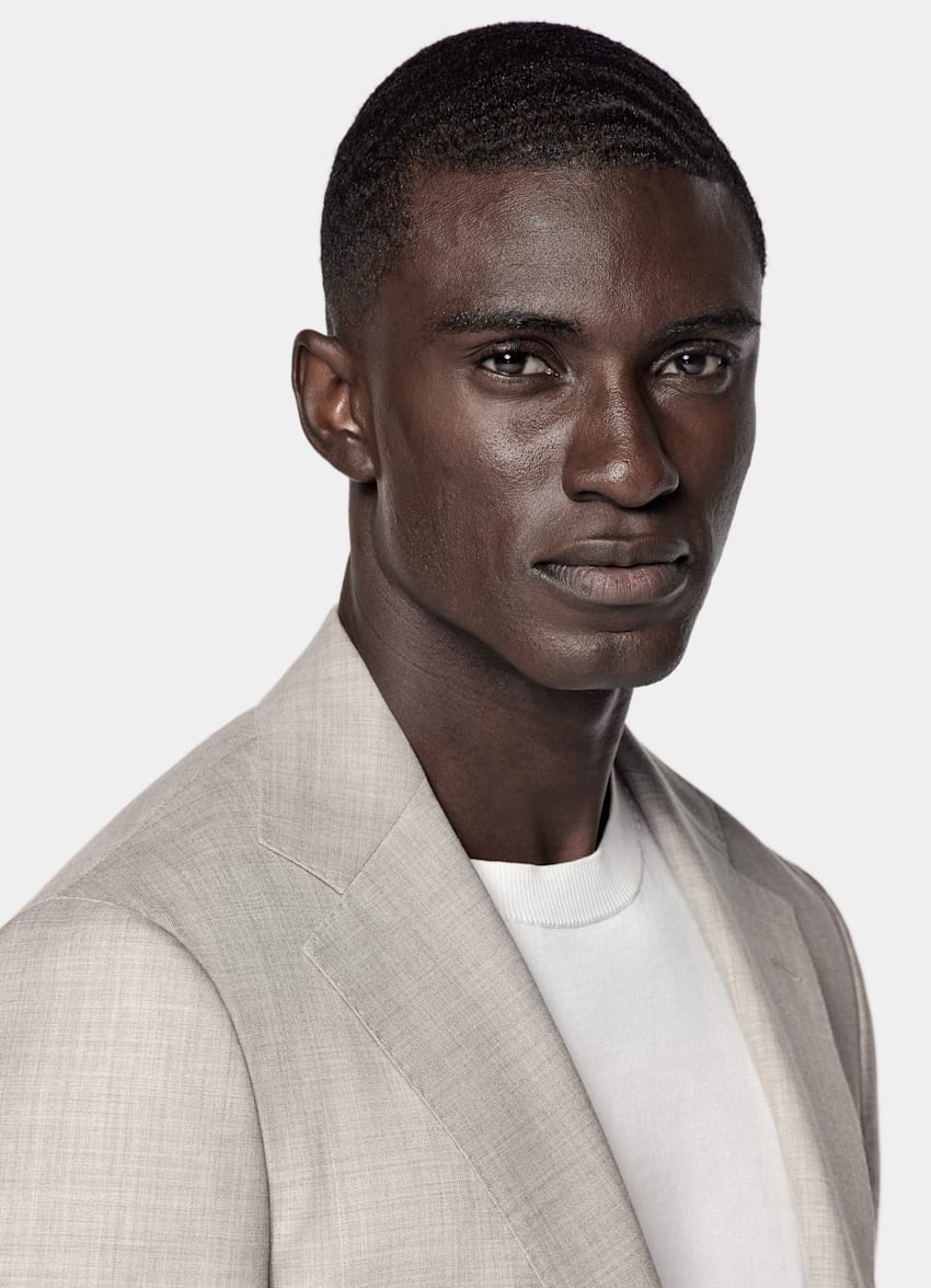 SUITSUPPLY All season Pura lana tropicale - Vitale Barberis Canonico, Italia Abito Havana Perennial marrone chiaro tailored fit
