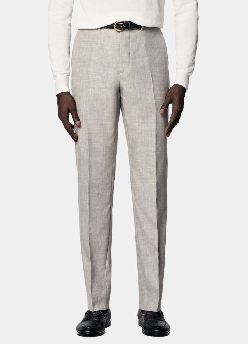 SUITSUPPLY All season Pura lana tropicale - Vitale Barberis Canonico, Italia Abito Havana Perennial marrone chiaro tailored fit