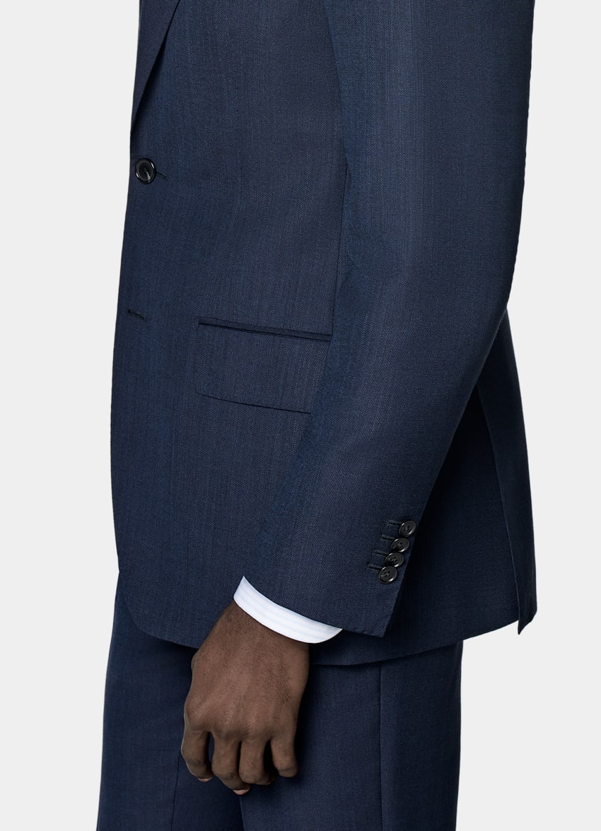 SUITSUPPLY All season Pura lana S110's - Reda, Italia Abito Havana Perennial blu navy tailored fit