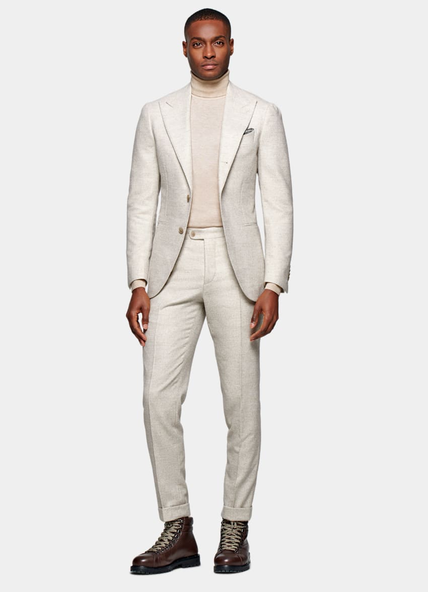 Off-White Custom Made Suit | Alpaca 