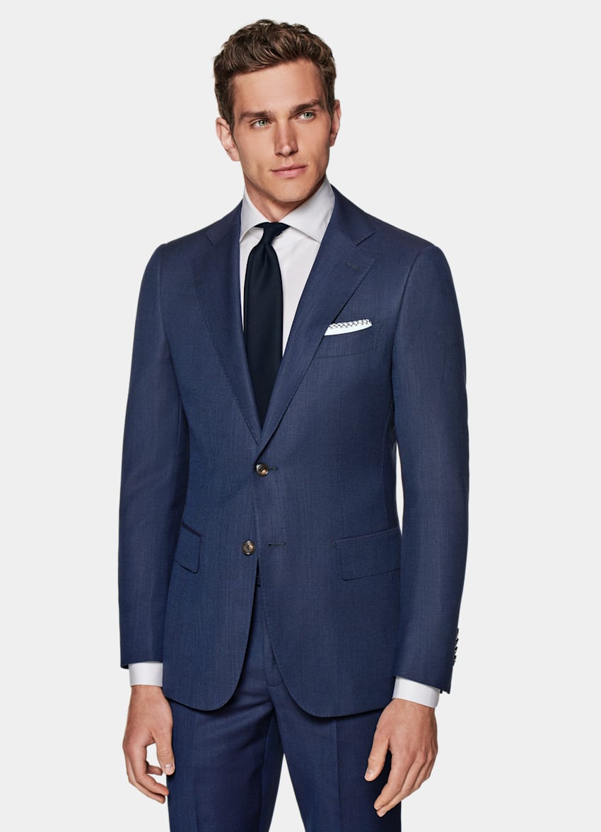 Navy Lazio Suit | Pure Wool S110's Single Breasted | SUITSUPPLY
